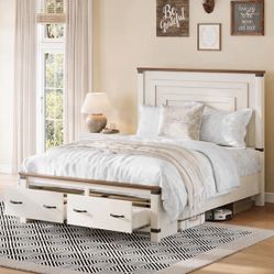 Beautiful Full Size Bed With Storage Drawers!!!