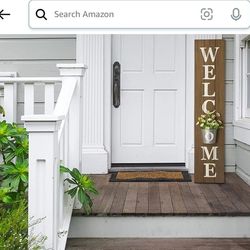 Brand New Welcome Door Sign! Cute Farmhouse! 
