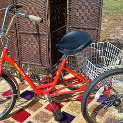 Miami sun tricycle basket sales