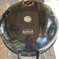 Mr. Bar- B- Q Porcelain Kettle Charcoal Grill