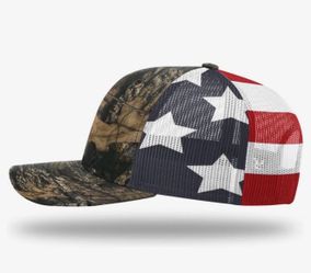 Ridge & River Stars and Stripes Camo Trucker Hat