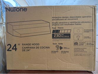NuTone RL6224WH 24 inch Non Vented Rangehood - White