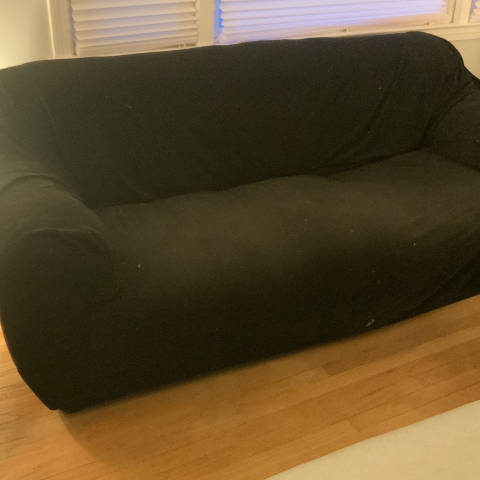 Black Couch And Love Seat