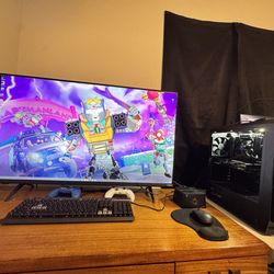 🎮 Powerful Gaming PC Setup – Ready to Play (RX 6600 / 24GB RAM / 2TB NVMe) + 43” 4K Smart TV