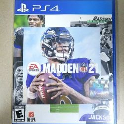 PlayStation 4 EA Sports Madden NFL 21 Game E-Everyone 