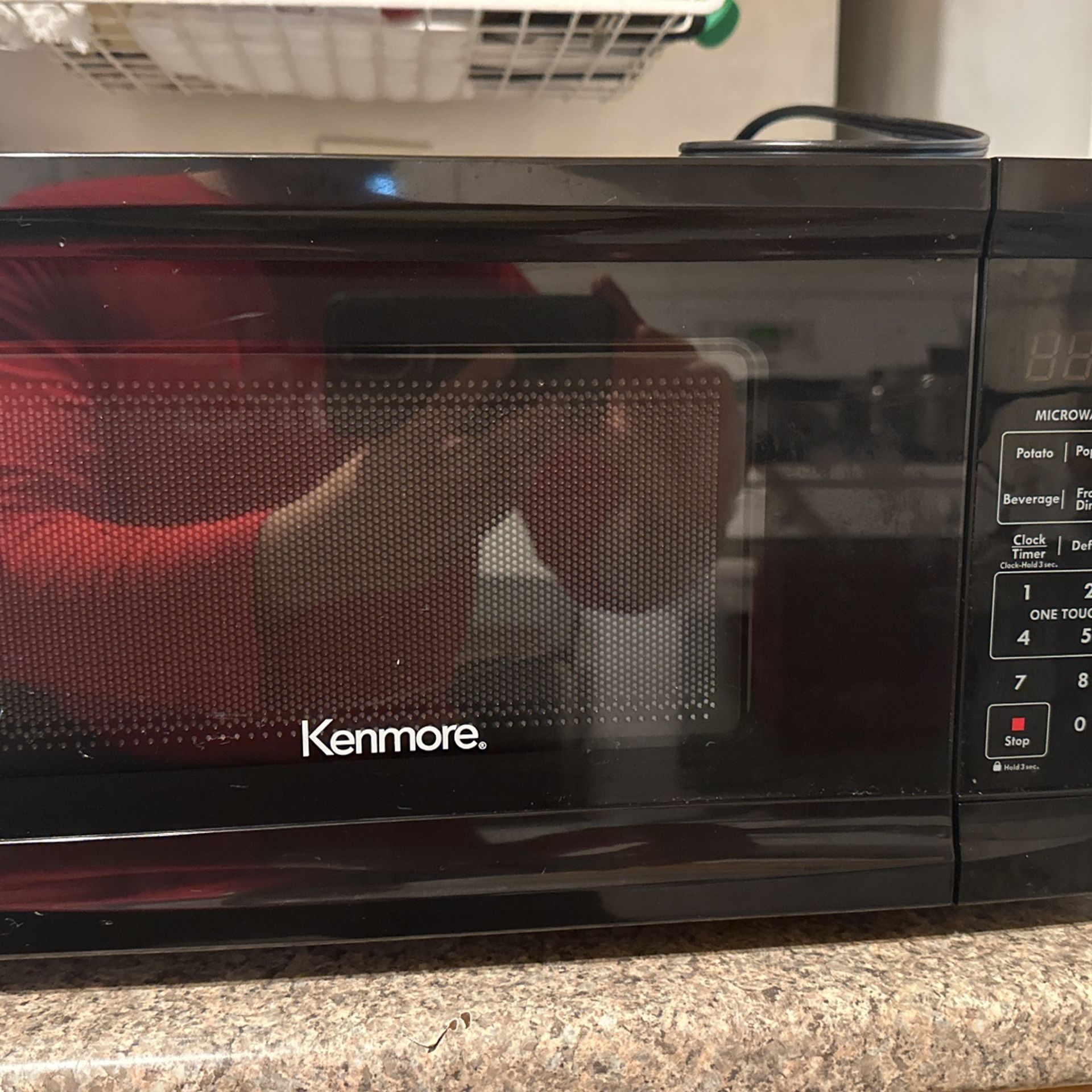 Small Black Kenmore Microwave - $35