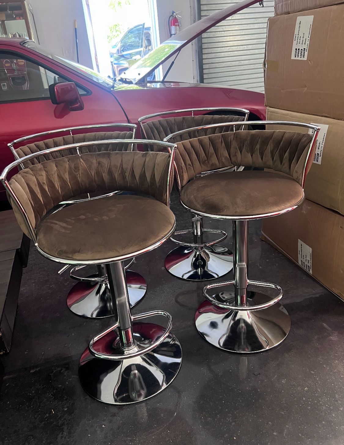 4 modern bar stools