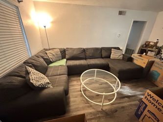 Oversized gray Sofa