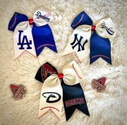 Baseball Hair Bows ⚾️