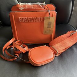 Steve Madden Orange Bag Set