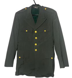 Men’s vintage green military jacket size 38R