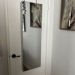 Hanging mirror Jewelry Cabinet Holder