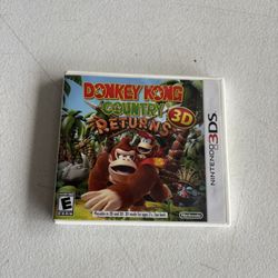 Nintendo 3DS Donkey Kong Country Returns 3D game