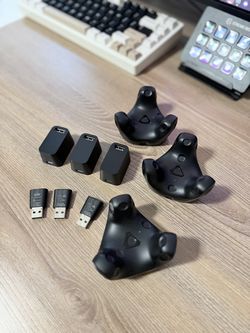 3x HTC VIVE Tracker 3.0 + TrackStrap+ Full Body Tracking Bundle