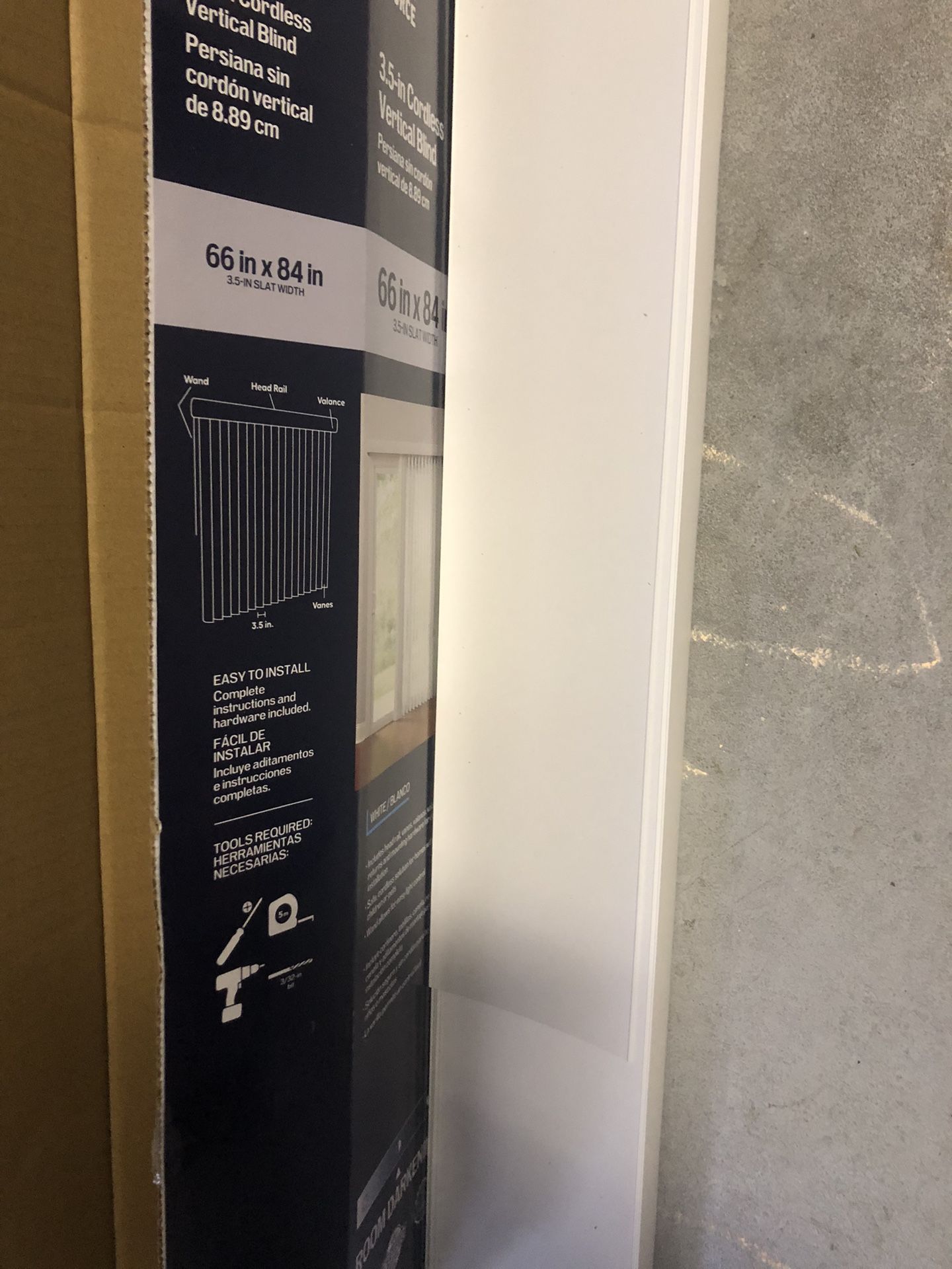Headrail Only 66x88 - $10