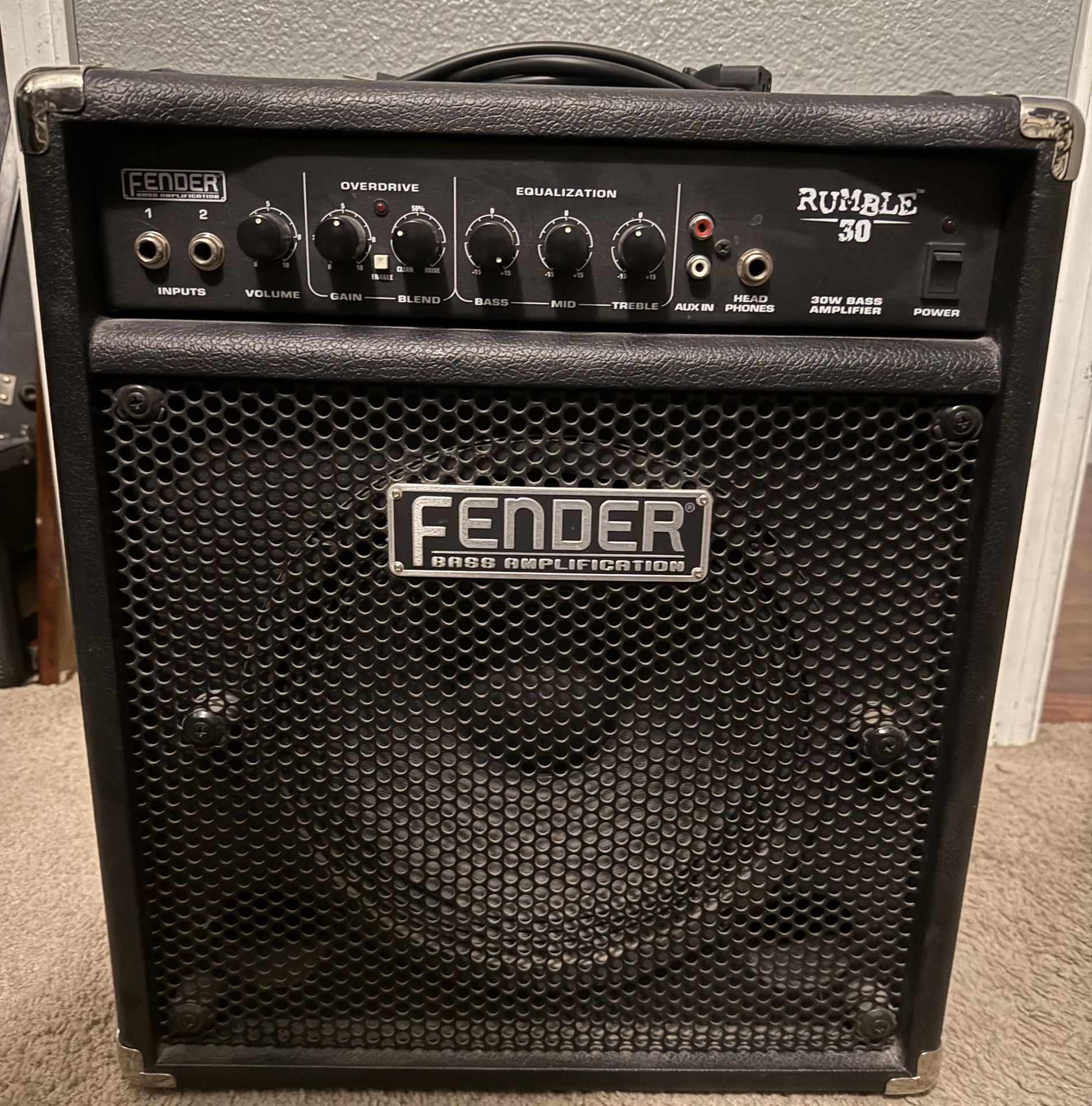 Fender Rumble 30 30W 1x10 Bass Combo Amp