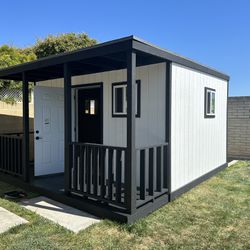 Storage Shed With Porch