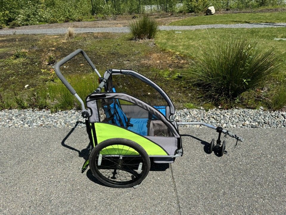 COPILOT DOUBLE TRAILER AND STROLLER