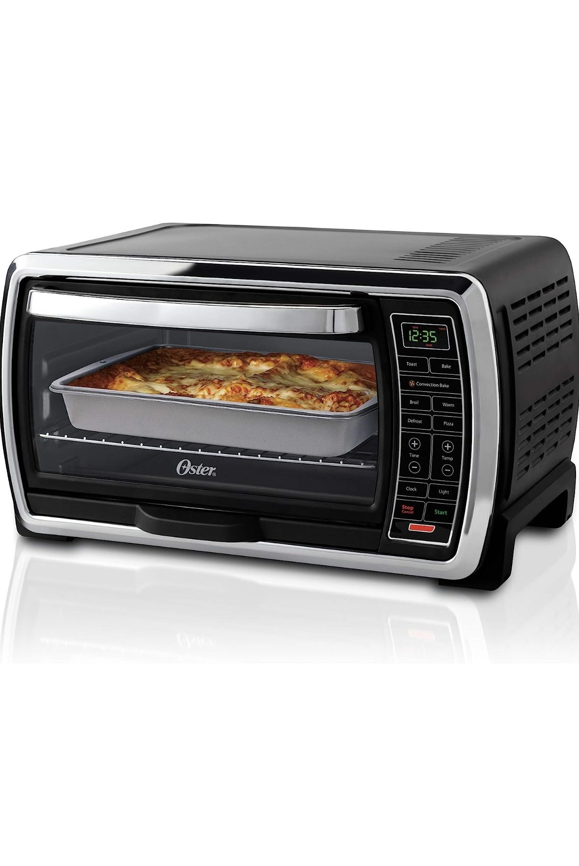 Oster Toaster Oven Digital Convection Oven, Large Slice Capacity