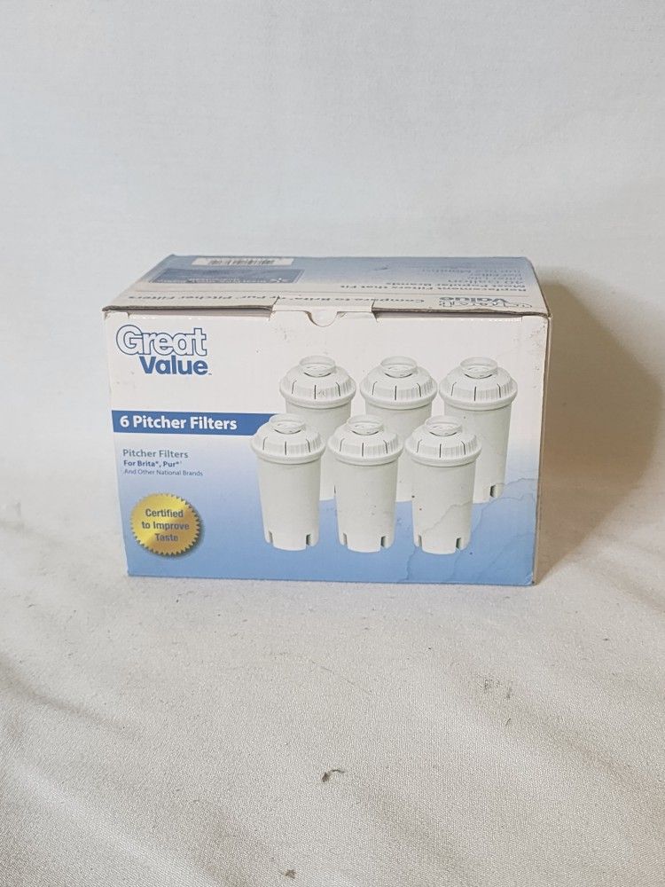 Sapphire Water Filters compatible with Sapphire, Brita and Pur Pitchers, 5-Pack