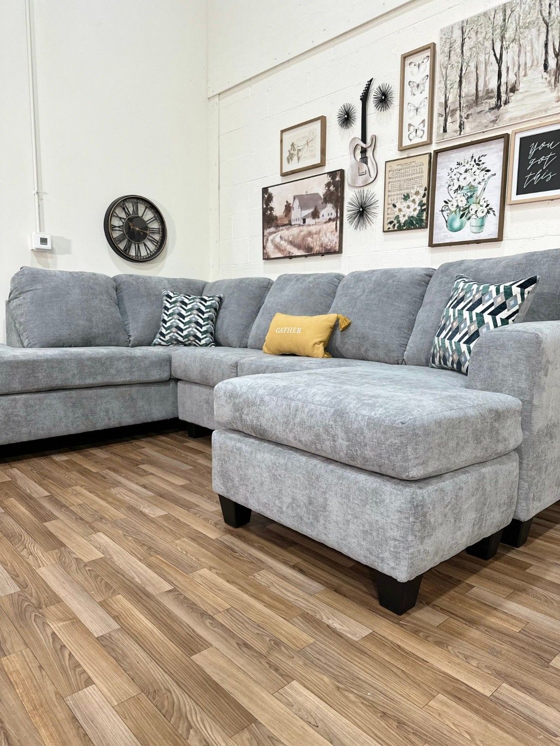 Beautiful Double Chaise Sectional Couch | Brand New | Delivery Available