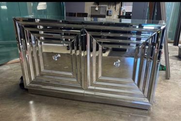 Beveled Mirror Dresser