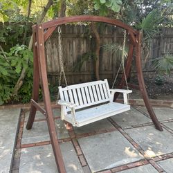 Wooden Porch Swing 