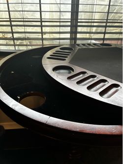 Table with swivel chairs