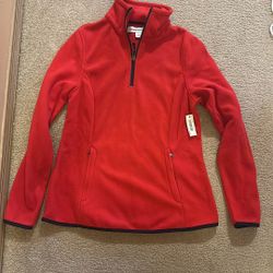 Amazon Essentials Women's Classic-Fit Long-Sleeve Quarter-Zip Polar Fleece Pullover Jacket  Size S