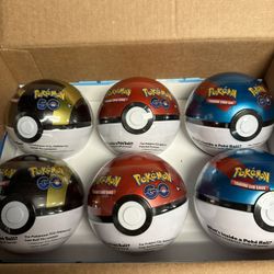 Pokémon TCG: Pokemon Go Pokeball Tins (Case of 6)