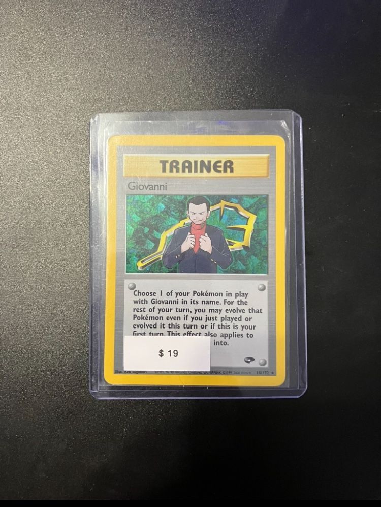 Pokemon TCG - Giovanni - Holo - Gym Challenge