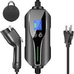 EVJUICION Portable EV Charger, Level 1 & 2, 110V-240V, 8-16A, NEMA 6-20 Plug