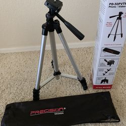 Precision Design  Photo Video Tripod W/ Case