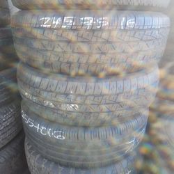 Pair 245/75/16 Firestone 