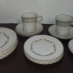 Great Mixed Set For Tea Party, Bridal Or Baby Shower, Cups And Plates 