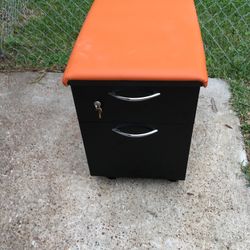 $80 Letter Size 2  Drawer File Cabinet Mobile Pedestal Steelcase
