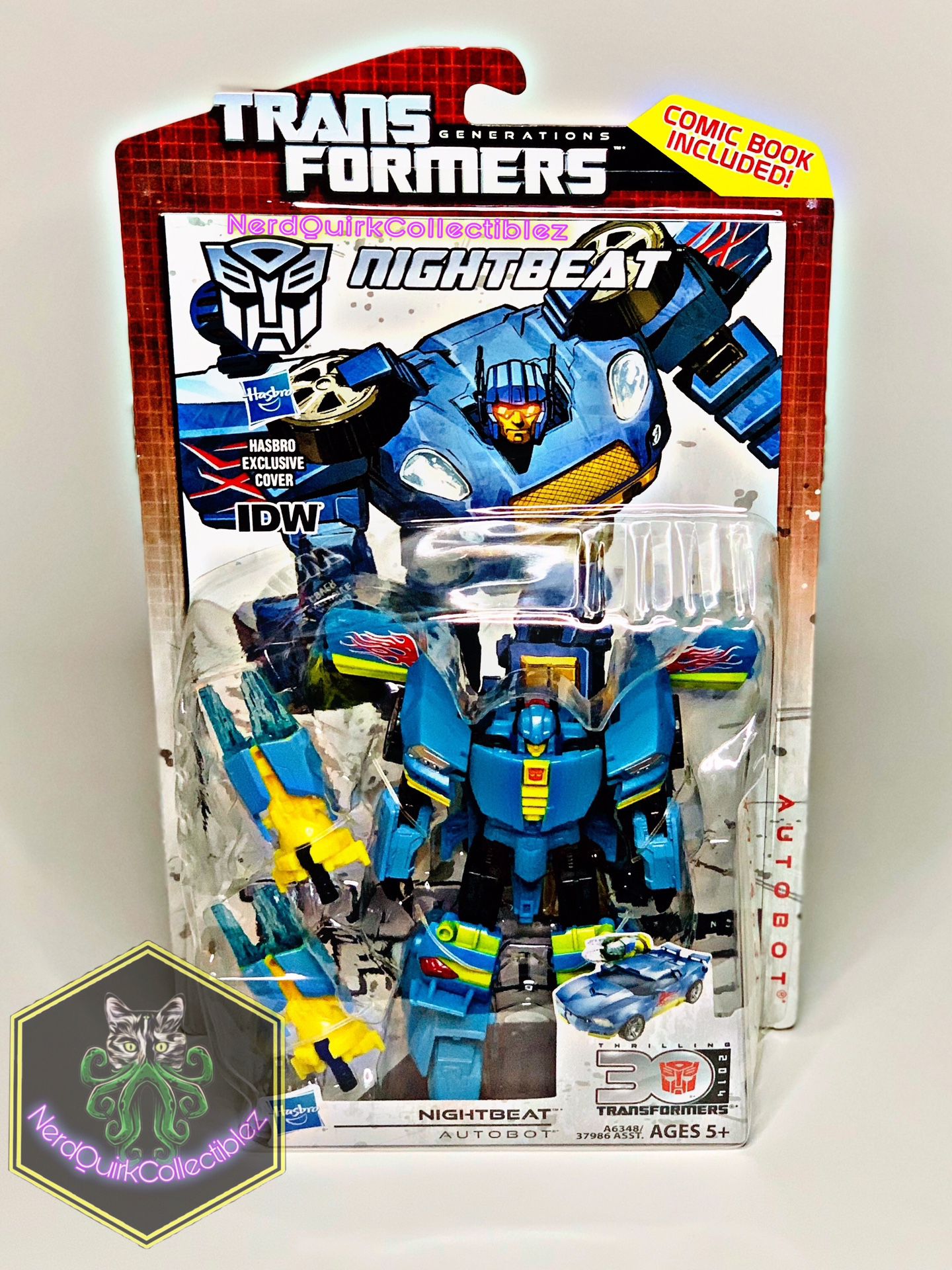 Transformers Generations Nightbeat Hasbro  >MIB Excellent< *SEALED NEW*