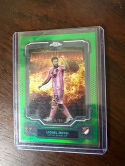 Messi topps chrome