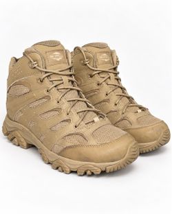 Merrell Moab 3 Mid Tactical Waterproof Boots Men’s 11 Wide Dark Coyote J004111W