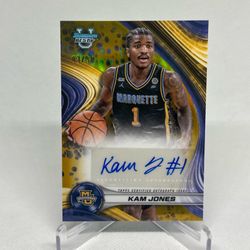 2024-25 Bowman University Best - Autograph Kam Jones #B24-KJ Gold Refractor /50