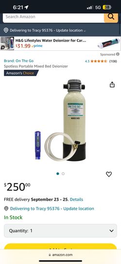 Portable Spotless Water Filter