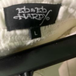 Large Cream Ed Hardy Shorts 