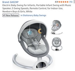 New in box!! Auto baby swing