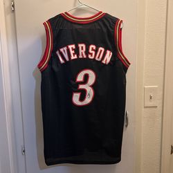 Allen Iverson The Answer Autographed Custom Jersey JSA Certified