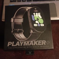 Blue Tees playmaker touch screen GPS golf watch