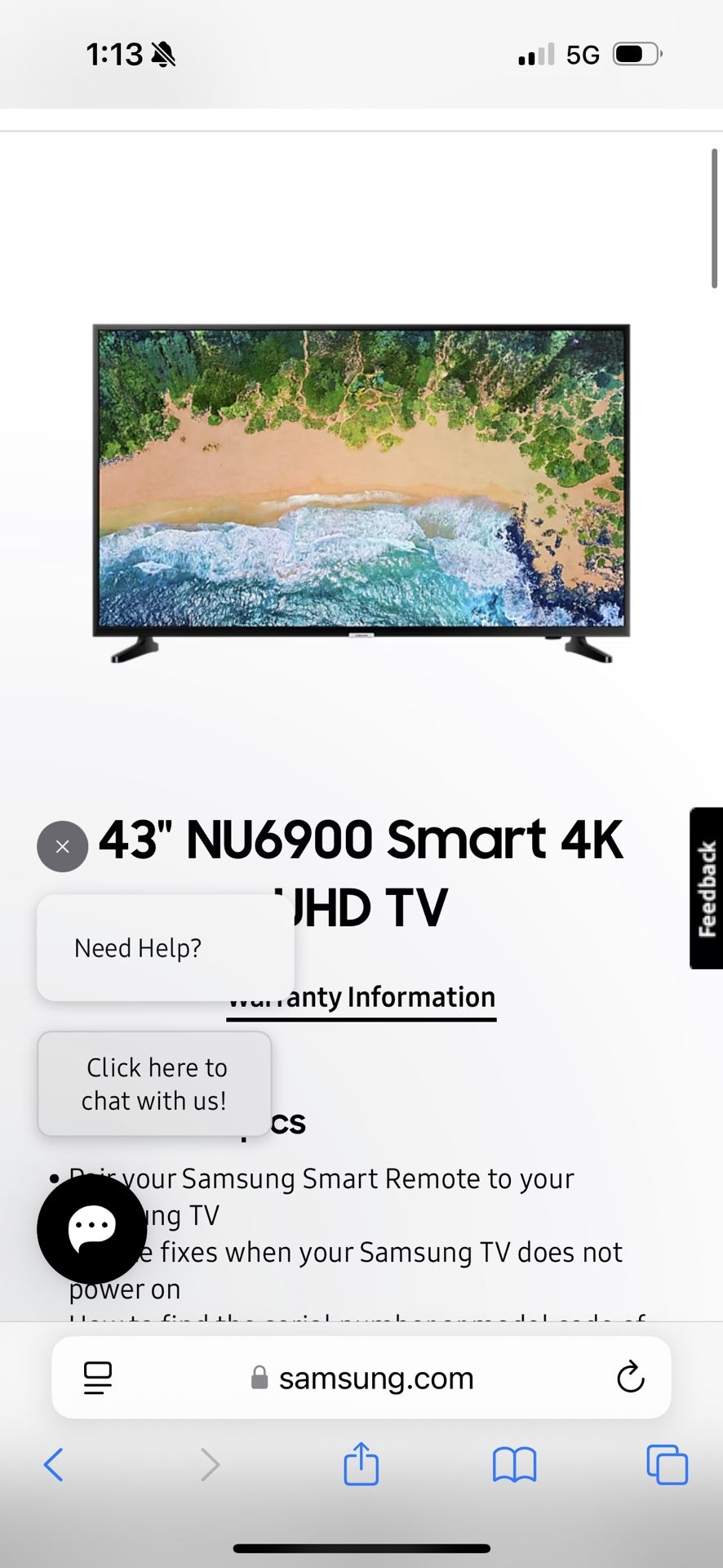 Samsung Tv