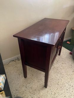 Wooden storage cabinet 36Lx18Wx30H
