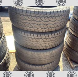 275 65 18 4 Used GoodYear Wrangler Duratac Super Clean Set