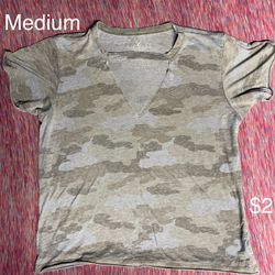 Medium camo shirt
