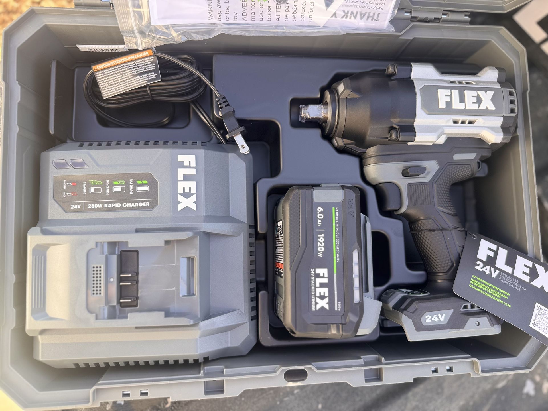 FLEX STACKED 1/2-in Impact Wrench 